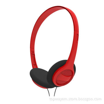 Wired Light Weight Headphones With In Line Mic